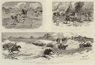 スアキムでグラハム将軍とのスーダンでの戦争 作： Charles Edwin Fripp